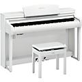 Yamaha Clavinova CSP-275 Digital Console Piano With Bench Black WalnutMatte White