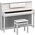 Yamaha Clavinova CSP-295 Digital Upright Piano With Bench Black WalnutPolished White