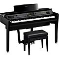 Yamaha Clavinova CVP-909 Digital Piano With Counterweight Keyboard and Bench Matte BlackPolished Ebony