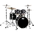 DW Collector's Series 4-Piece Shell Pack Burnt Toast Fade Chrome HardwareEbony Chrome Hardware