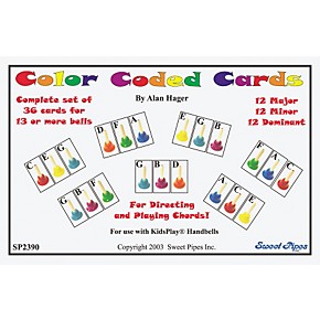 Rhythm Band Color Coded Handbell Cards/36 Chords | Musician's Friend