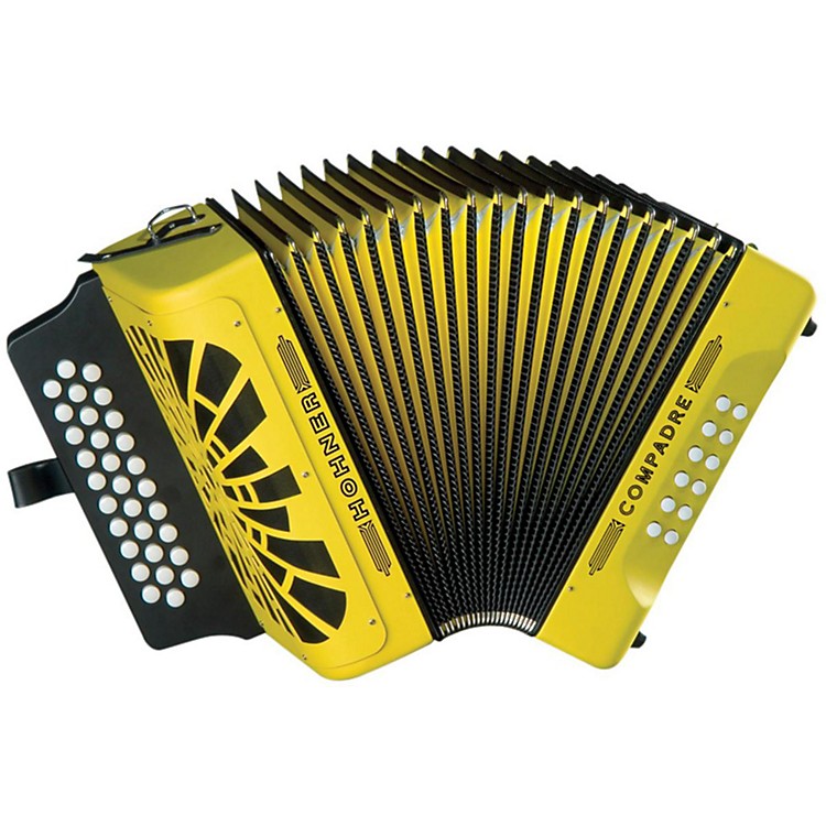 Hohner Compadre GCF Accordion Yellow Musician's Friend