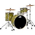 PDP by DW Concept Maple 3-Piece Rock Shell Pack With Chrome Hardware Twisted IvorySatin Olive