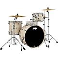 PDP by DW Concept Maple 3-Piece Rock Shell Pack With Chrome Hardware Satin BlackTwisted Ivory