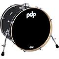 PDP by DW Concept Maple Bass Drum with Chrome Hardware 22 x 18 in. Satin Black20 x 16 in. Satin Black