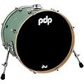 PDP by DW Concept Maple Bass Drum with Chrome Hardware 22 x 18 in. Satin Olive20 x 16 in. Satin Seafoam