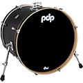 PDP by DW Concept Maple Bass Drum with Chrome Hardware 24 x 14 in. Satin Olive22 x 18 in. Carbon Fiber