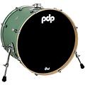 PDP by DW Concept Maple Bass Drum with Chrome Hardware 20 x 16 in. Satin Olive22 x 18 in. Satin Seafoam