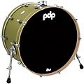 PDP by DW Concept Maple Bass Drum with Chrome Hardware 22 x 18 in. Satin Olive24 x 14 in. Satin Olive