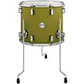 PDP Concept Maple Floor Tom with Chrome Hardware 16 x 14 in. Twisted Ivory16 x 14 in. Satin Olive