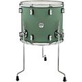 PDP Concept Maple Floor Tom with Chrome Hardware 16 x 14 in. Twisted Ivory16 x 14 in. Satin Seafoam