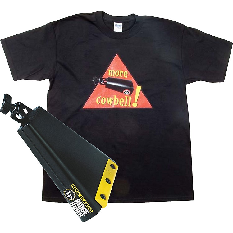 LP Cowbell with More Cowbell T-Shirt | Musician&#39;s Friend