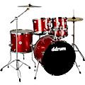 Ddrum D2 5-Piece Complete Drum Kit Gloss WhiteRed Sparkle