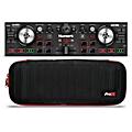 Numark DJ2GO2 TOUCH Pocket DJ Controller with Touch-Capacitive Jog Wheels and ProX Case