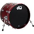 DW DWe Wireless Acoustic/Electronic Convertible Bass Drum 22 x 16 in. Exotic Curly Maple Black Burst20 x 14 in. Lacquer Custom Specialty Black Cherry Metallic