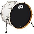 DW DWe Wireless Acoustic/Electronic Convertible Bass Drum 20 x 14 in. Exotic Curly Maple Black Burst22 x 16 in. Finish Ply White Marine Pearl
