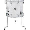 DW DWe Wireless Acoustic/Electronic Convertible Floor Tom with Legs 14 x 12 in. Lacquer Custom Specialty Midnight Blue Metallic16 x 14 in. Finish Ply White Marine Pearl