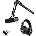 Shure Deluxe Articulating Desktop Mic Boom Stand With SM7B Microphone, SRH440A Headphones & 15' XLR Cable