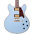 D'Angelico Deluxe Series Limited Edition DC Non F-Hole Semi-Hollowbody Electric Guitar Condition 3 - Scratch and Dent Matte Cherry, Tortoise Pickguard 194744882425Condition 1 - Mint Matte Powder Blue Tortoise Pickguard