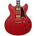 D'Angelico Deluxe Series Limited Edition DC Non F-Hole Semi-Hollowbody Electric Guitar Condition 2 - Blemished Matte Cherry, Tortoise Pickguard 194744321627Condition 2 - Blemished Matte Cherry, Tortoise Pickguard 194744321511