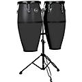 LP Discovery Conga Set with Double Conga Stand 10 and 11 in. Sea Foam10 and 11 in. Onyx