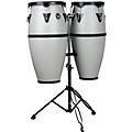LP Discovery Conga Set with Double Conga Stand 10 and 11 in. Sea Foam10 and 11 in. Slate Gray