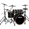 Ddrum Dominion Birch 5-Piece Shell Pack With Ash Veneer Gloss NaturalTrans Black