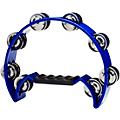 Stagg Double Row Cutaway Tambourine With 16 Jingles WhiteBlue