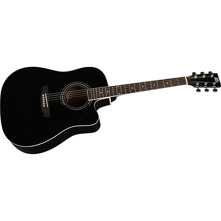 Rogue Dreadnought Cutaway AcousticElectric Guitar Musician's Friend