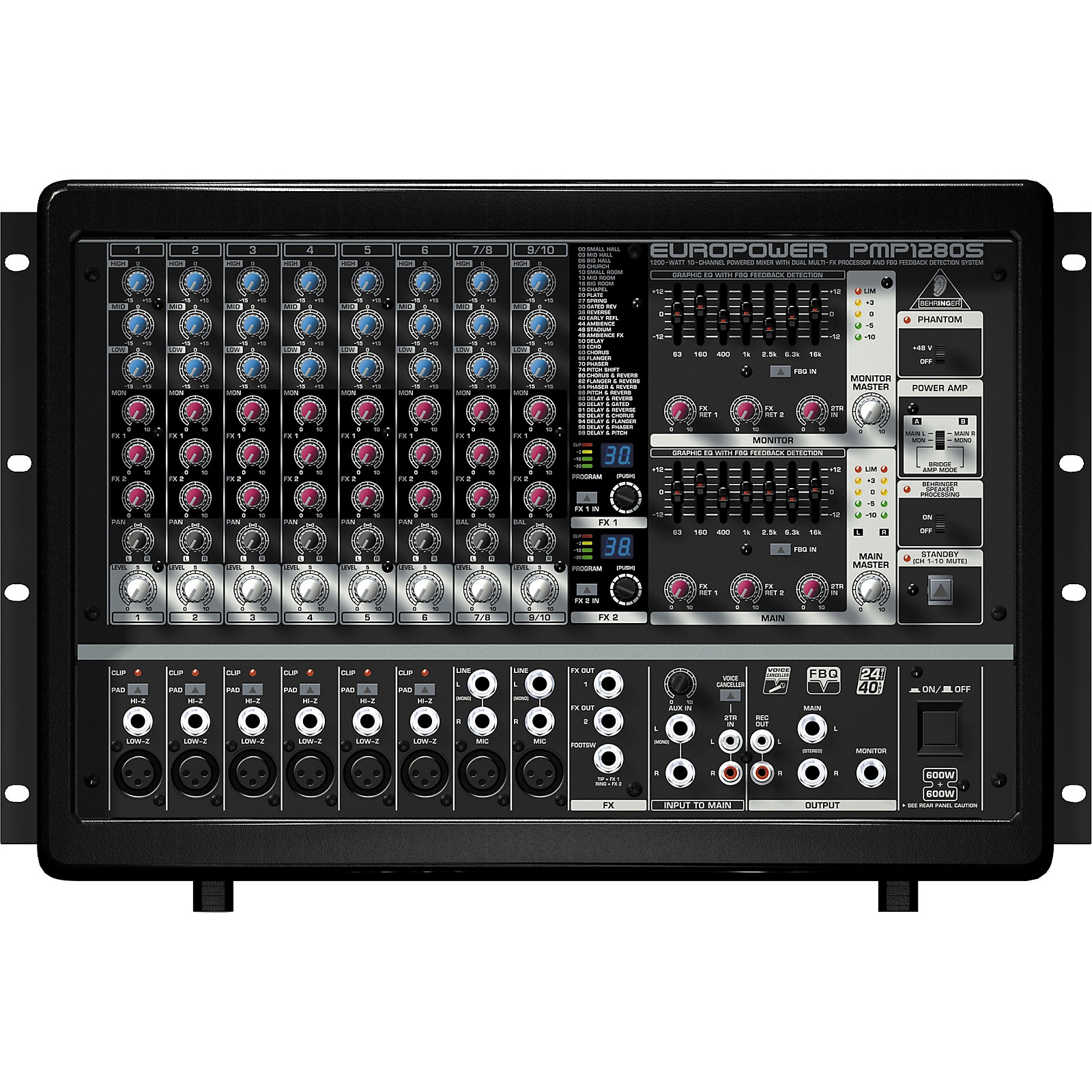 Behringer EUROPOWER PMP1280S Powered Mixer Musician S Friend