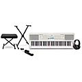 Yamaha EZ310 61-Key Portable Light Up Keyboard Essentials Bundle