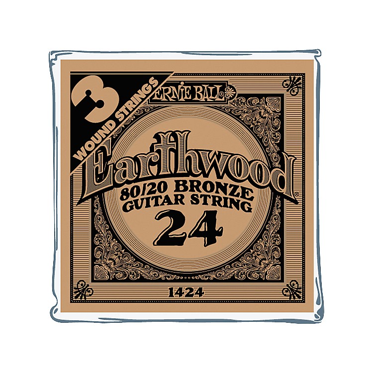 Ernie Ball Earthwood Single Strings Musician's Friend