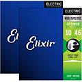Elixir Electric Guitar Strings With OPTIWEB Coating, Light (.010-.046) 2-Pack