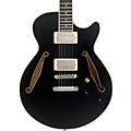 D'Angelico Excel SS Tour Semi-Hollow Electric Guitar With Supro Bolt Bucker Pickups and Stopbar Tailpiece Solid BlackSolid Black