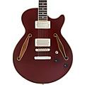 D'Angelico Excel SS Tour Semi-Hollow Electric Guitar With Supro Bolt Bucker Pickups and Stopbar Tailpiece Solid BlackSolid Wine