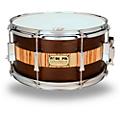 Pork Pie Exotic Rosewood Zebrawood Snare Drum 14 x 6.5 in.13 x 7 in.