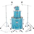 Pearl Export Double Bass Add-on Pack Pure WhiteAqua Blue Glitter