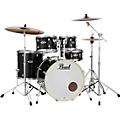 Pearl Export New Fusion 5-Piece Drum Set With Hardware Pure WhiteJet Black