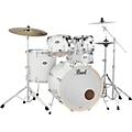 Pearl Export New Fusion 5-Piece Drum Set With Hardware Jet BlackPure White