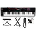 Roland FANTOM-08 Synthesizer With X-Stand, Sustain Pedal, Bench and Livewire Audio Cables