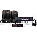 Novation FLkey 2 Keyboard Controller With Focusrite 2i2 USB Audio Interface & Adam Audio D3V 3