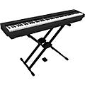 Roland FP-30X Digital Piano With Roland Double-Brace X-Stand and DP-2 Pedal WhiteBlack