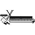 Roland FP-60X 88-Key Digital Piano with Warm Audio WA-CAB Headphone Package (Pedals/Bench/Stand Included) Black