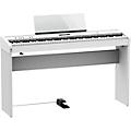 Roland FP-60X Digital Piano With Matching Stand and DP-10 Pedal WhiteWhite