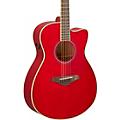 Yamaha FSC-TA TransAcoustic Concert Cutaway Acoustic-Electric Guitar Ruby RedRuby Red