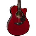 Yamaha FSX800C Small-Body Acoustic-Electric Guitar Ruby RedRuby Red
