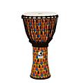 Toca Freestyle Kente Cloth Rope Tuned Djembe 14 in.12 in.