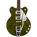 Gretsch Guitars G2604T Limited-Edition Streamliner Rally II Center Block Double-Cut With Bigsby Electric Guitar Bamboo Yellow and Copper MetallicRally Green
