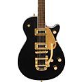 Gretsch Guitars G5237TG Electromatic Jet FT Bigsby Limited-Edition Electric Guitar Champagne WhiteBlack Pearl Metallic