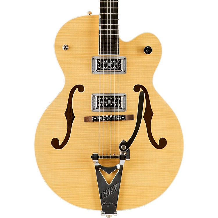 Gretsch Guitars G6120SH Brian Setzer Hot Rod Flame Maple Body Semi